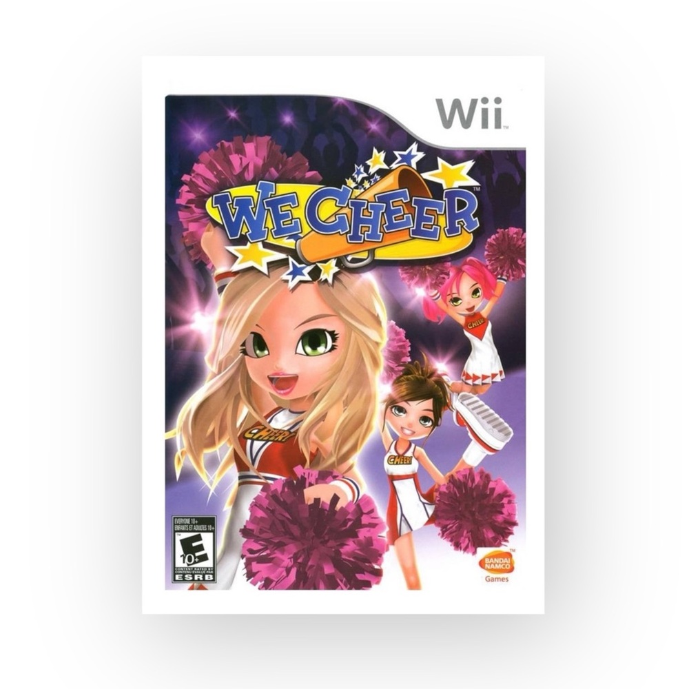 Nintendo Wii 🜸 We Cheer Game 🜸 Original Case 🜸 Instruction Booklet 🜸 Tested